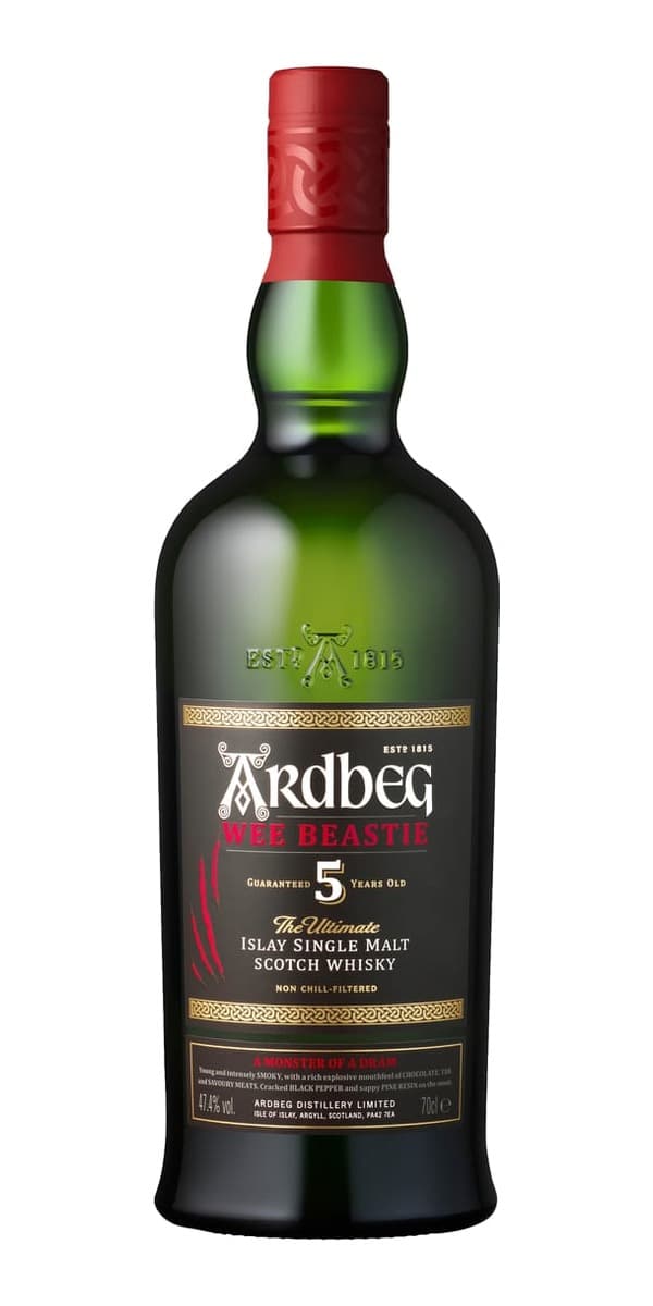 Garrafa de Ardbeg Wee Beastie 5 anos