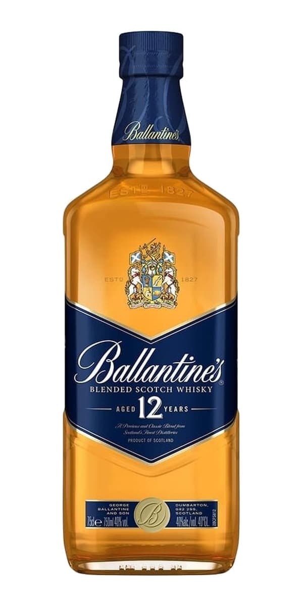 Garrafa de Ballantine's 12 anos