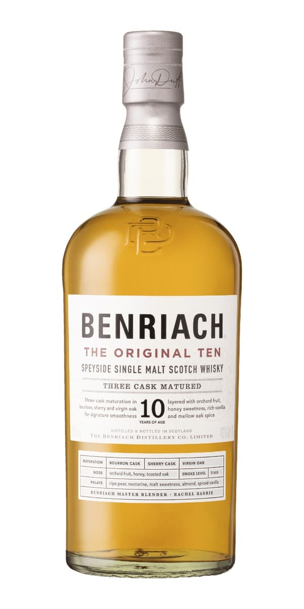 Garrafa de BenRiach The Original Ten