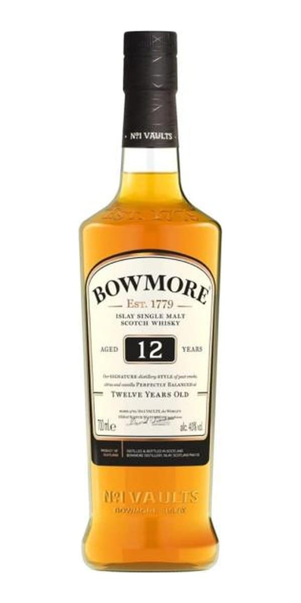 Garrafa de Bowmore 12 anos