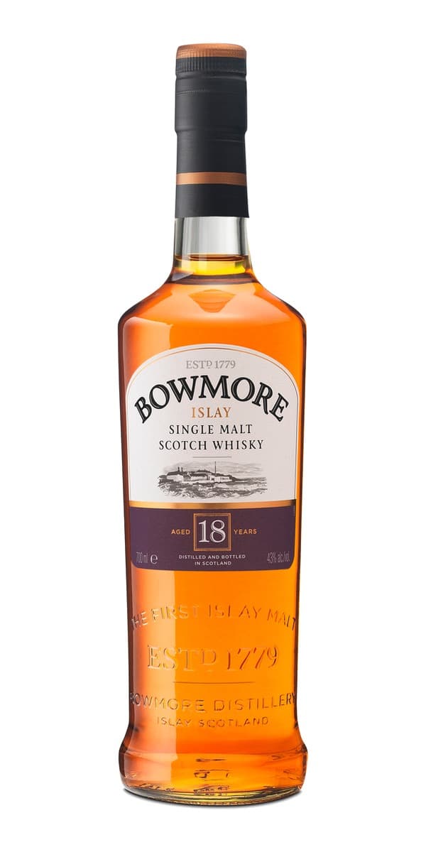 Garrafa de Bowmore 18 anos Deep & Complex