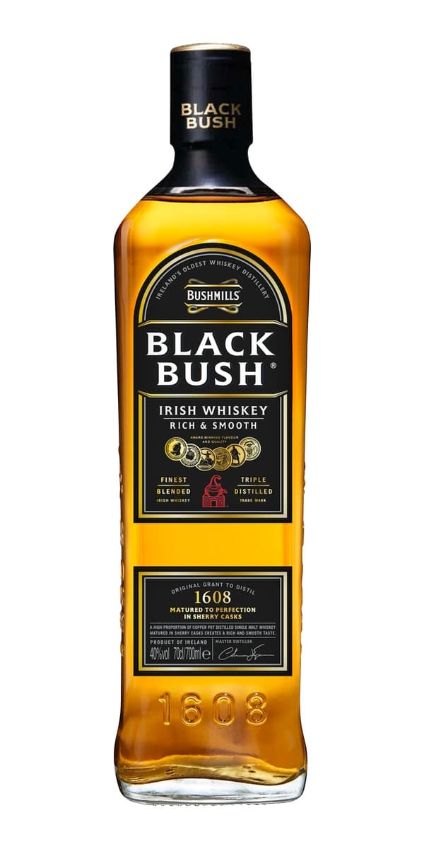 Garrafa de Bushmills Black Bush