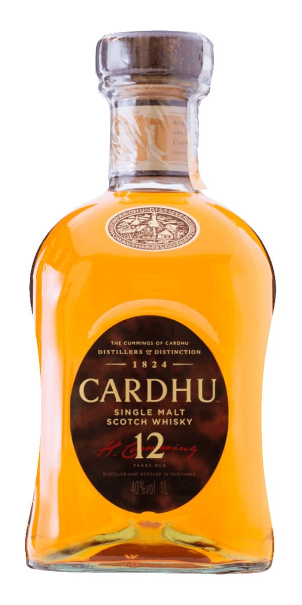 Garrafa de Cardhu 12 anos
