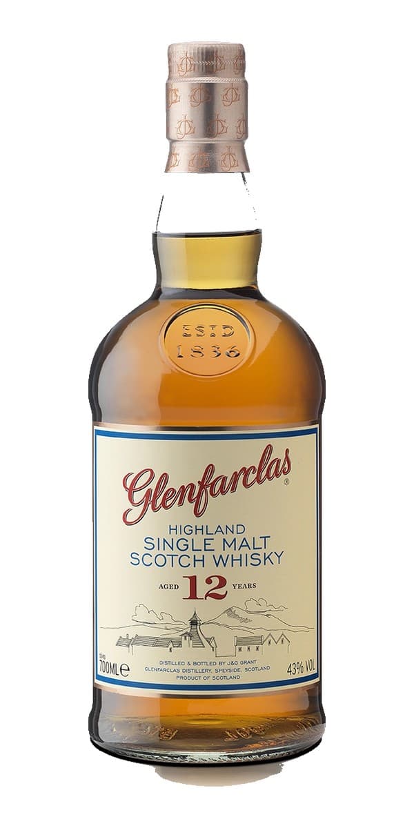Garrafa de Glenfarclas 12 anos