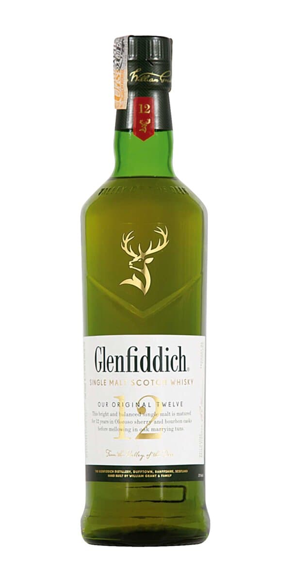 Garrafa de Glenfiddich 12 anos