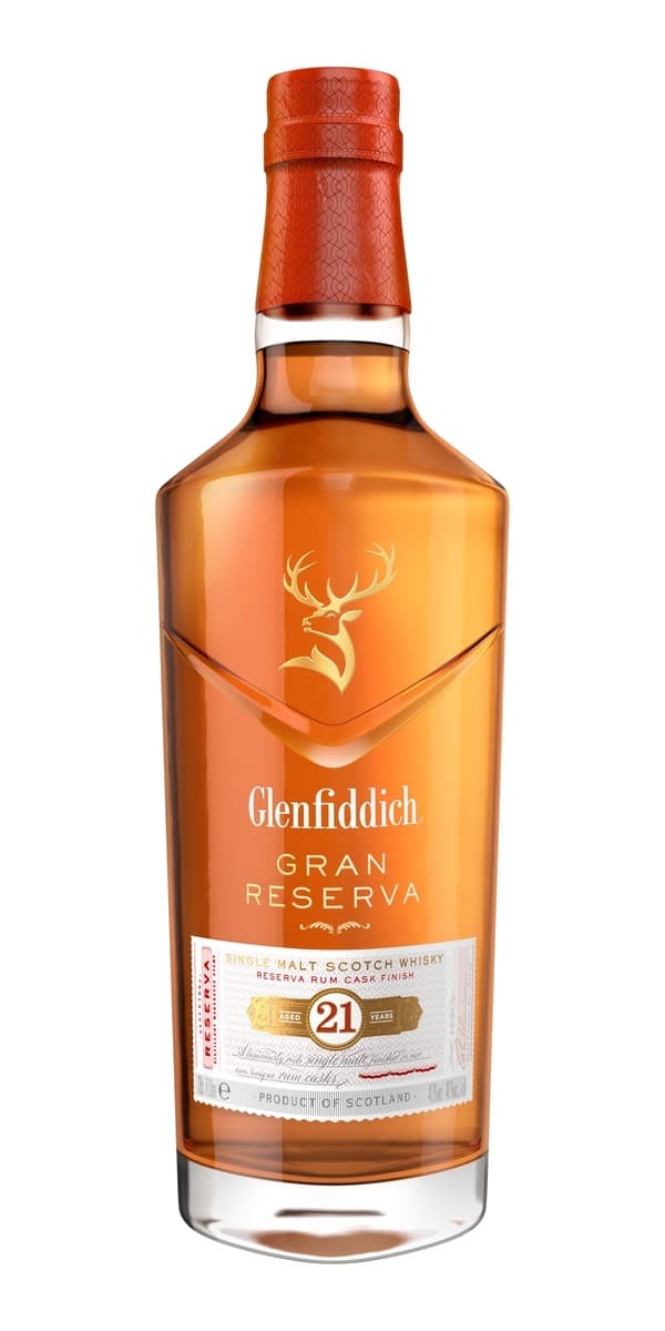 Garrafa de Glenfiddich 21 anos Gran Reserva
