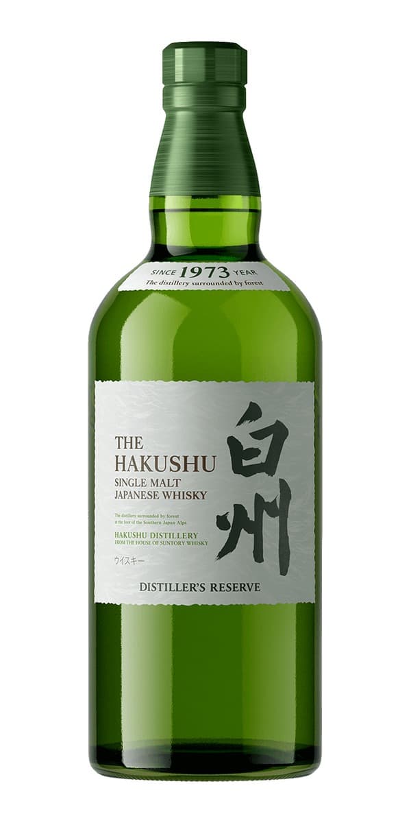 Garrafa de The Hakushu Distiller's Reserve
