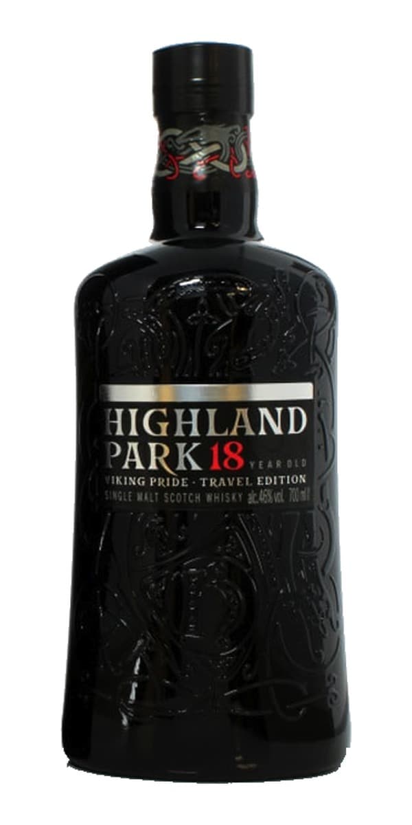 Garrafa de Highland Park 18 anos Viking Pride (Travel Edition)