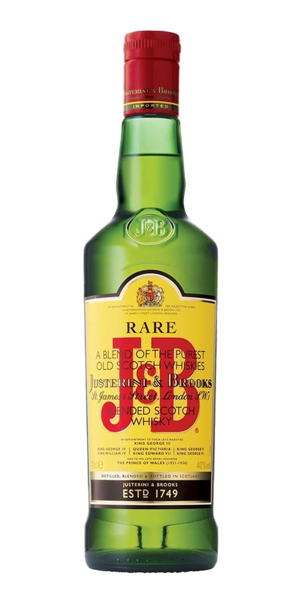 Garrafa de J&B Rare