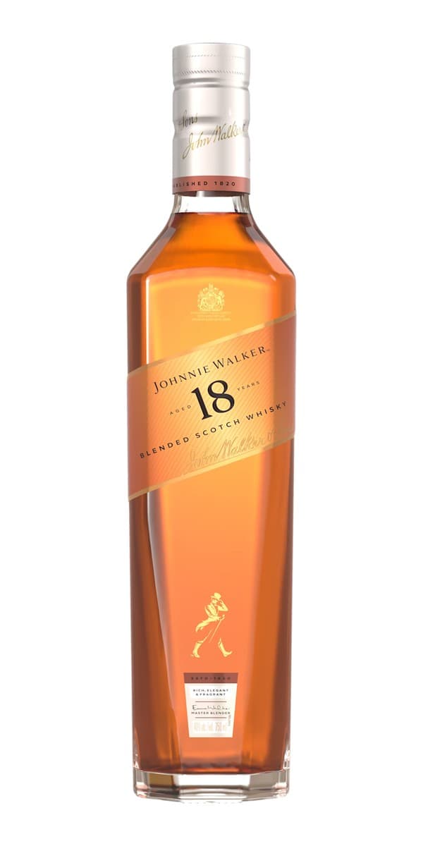 Garrafa de Johnnie Walker 18 anos
