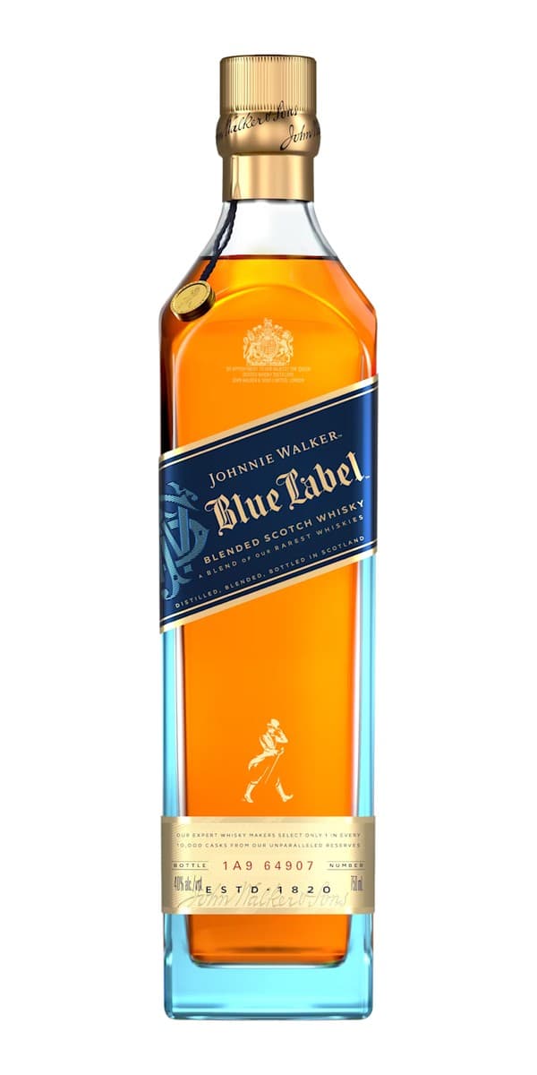 Garrafa de Johnnie Walker Blue Label