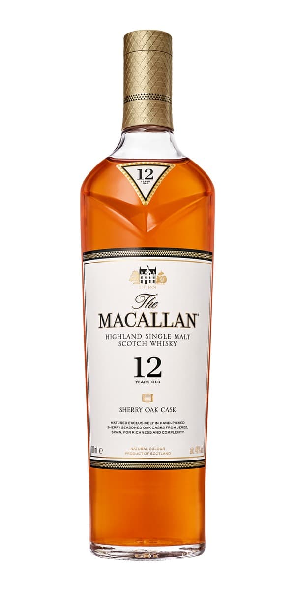 Garrafa de The Macallan 12 Sherry Oak
