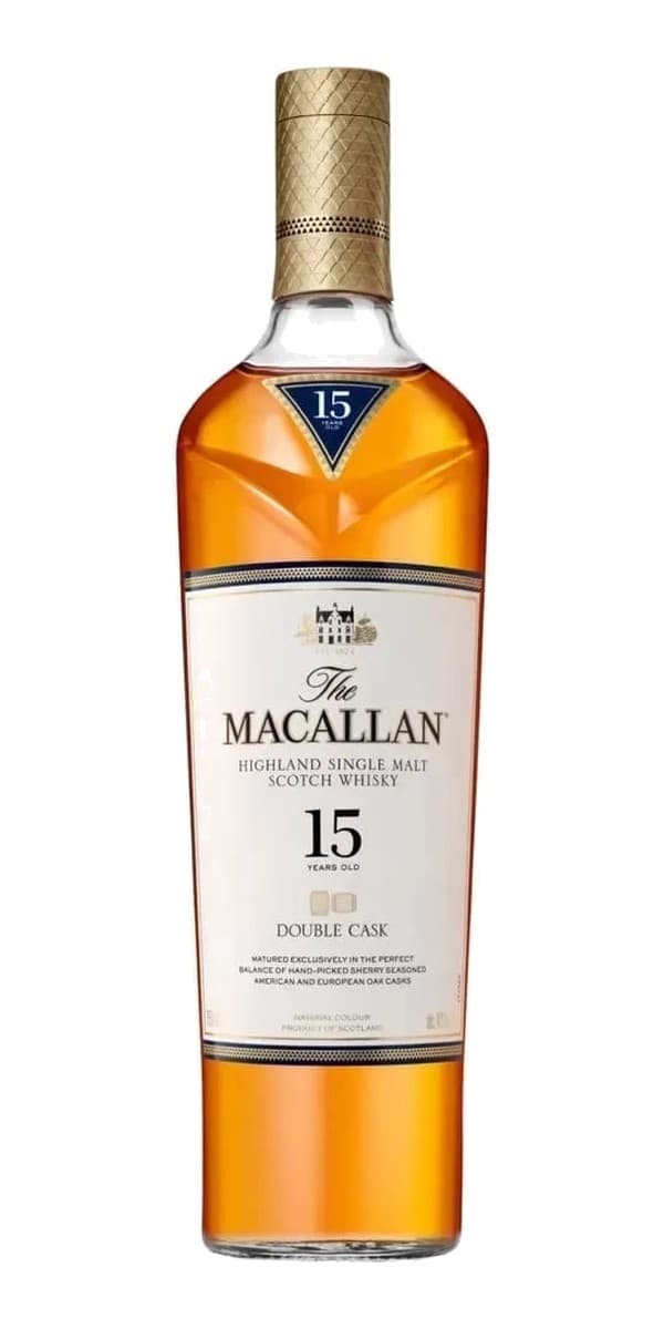 Garrafa de The Macallan 15 anos Double Cask