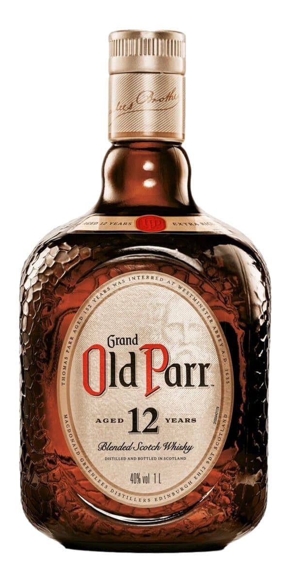 Garrafa de Grand Old Parr 12 anos