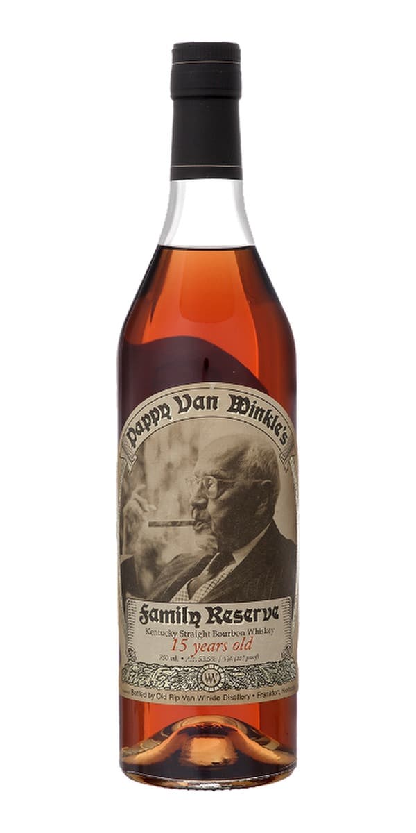 Garrafa de Pappy Van Winkle's Family Reserve 15 anos