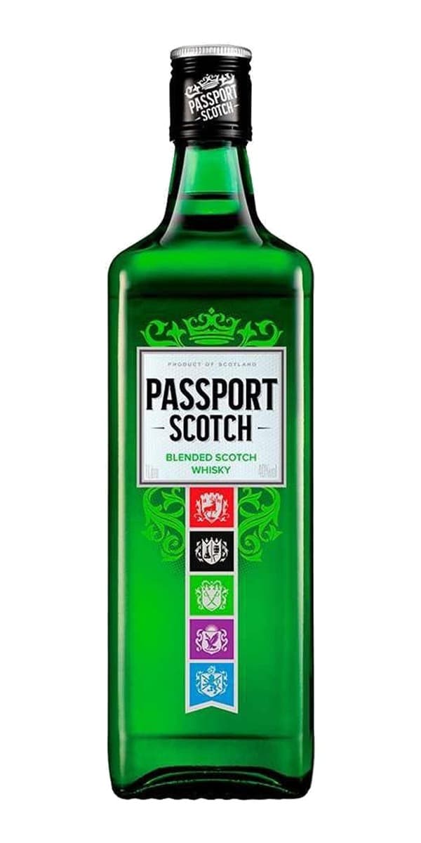 Garrafa de Passport Scotch