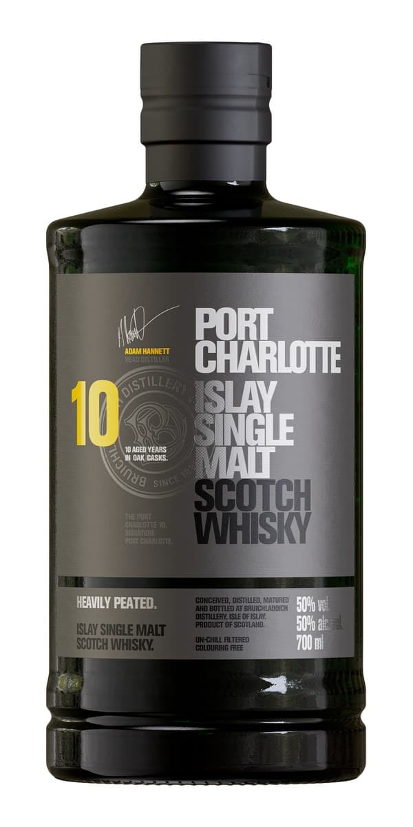 Garrafa de Port Charlotte 10 anos