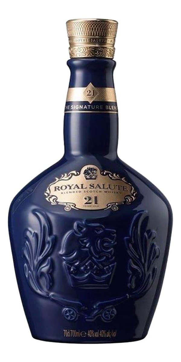 Garrafa de Royal Salute 21 anos The Signature Blend