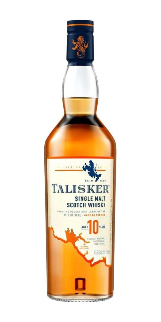 Garrafa de Talisker 10 anos