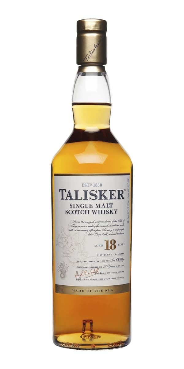 Garrafa de Talisker 18 anos