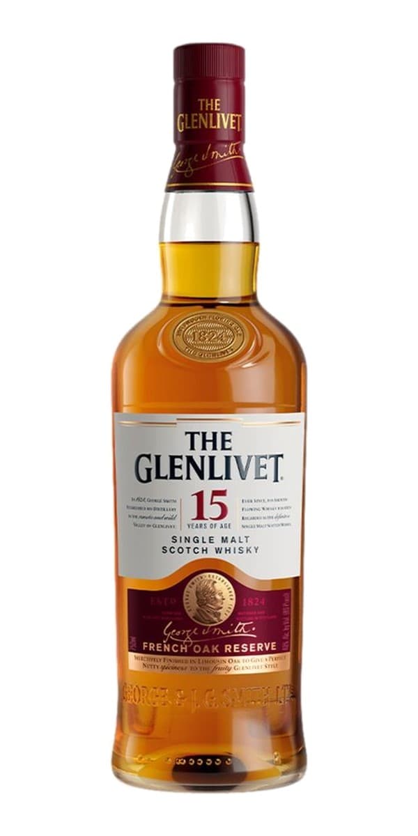 Garrafa de The Glenlivet 15 anos French Oak Reserve