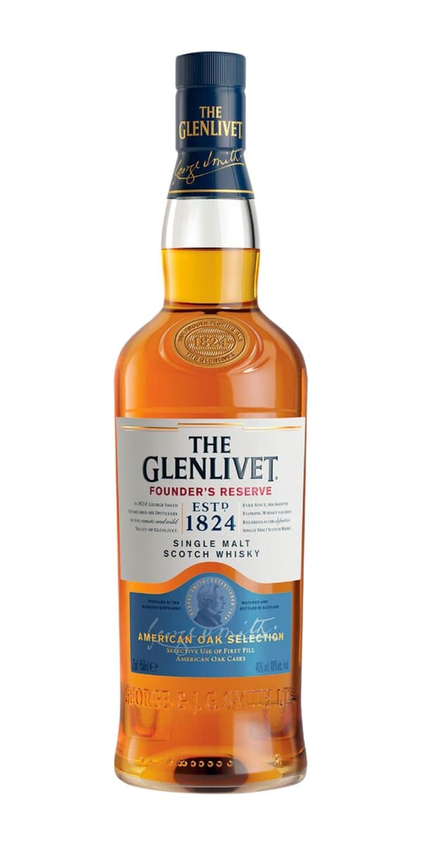 Garrafa de The Glenlivet Founder's Reserve