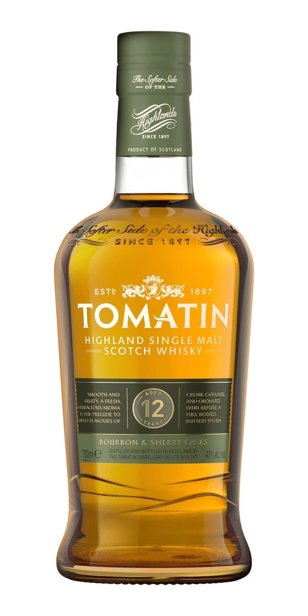 Garrafa de Tomatin 12 anos