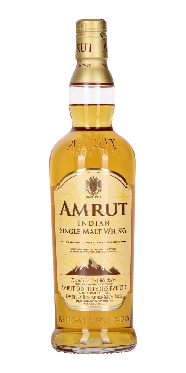 Garrafa de Amrut Indian Single Malt