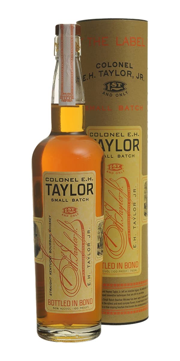 Garrafa de Colonel E.H. Taylor, Jr. Small Batch Bottled in Bond