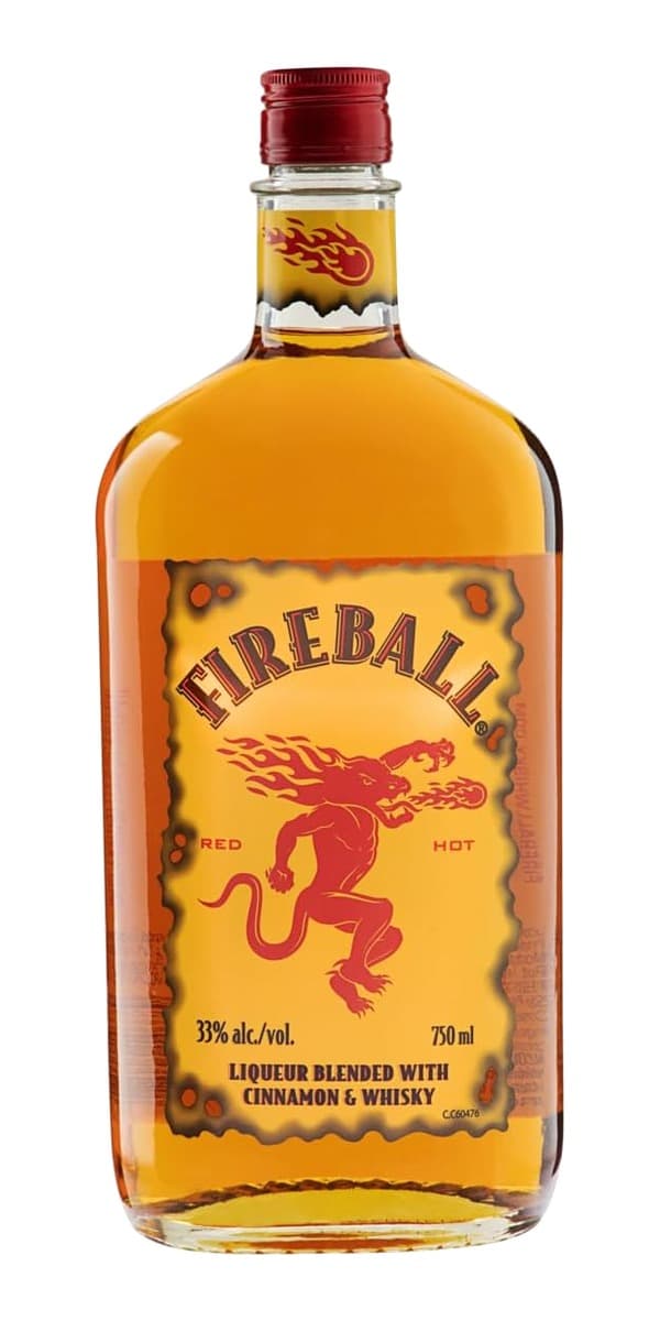 Garrafa de Fireball Cinnamon
