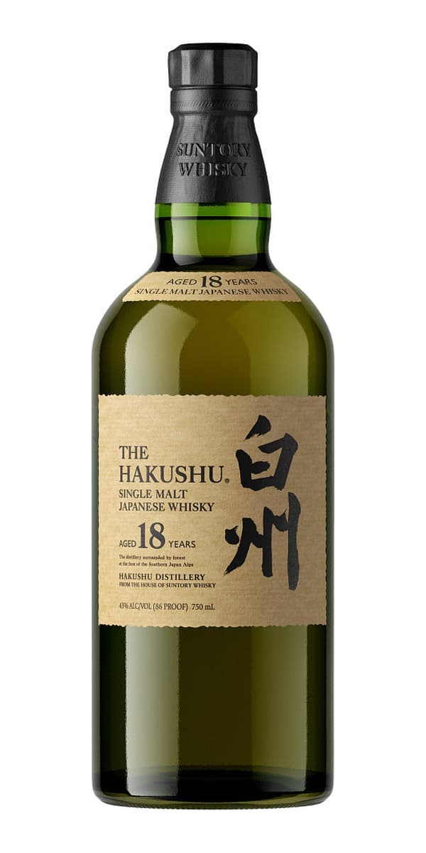 Garrafa de The Hakushu 18 anos