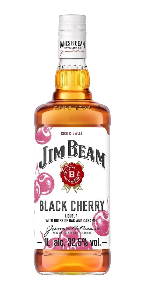 Garrafa de Jim Beam Black Cherry (ex-Red Stag)