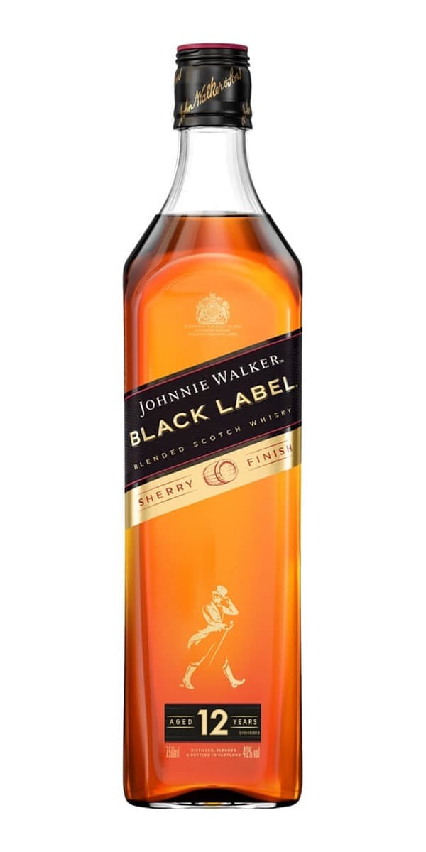 Garrafa de Johnnie Walker Black Label Sherry Finish