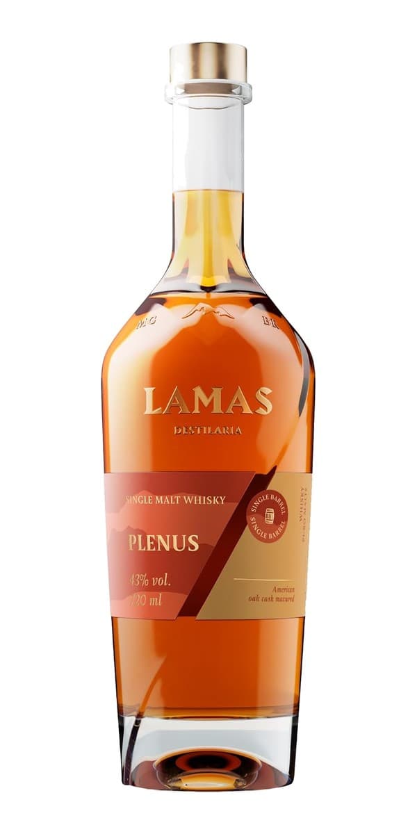 Garrafa de Lamas Plenus Single Malt