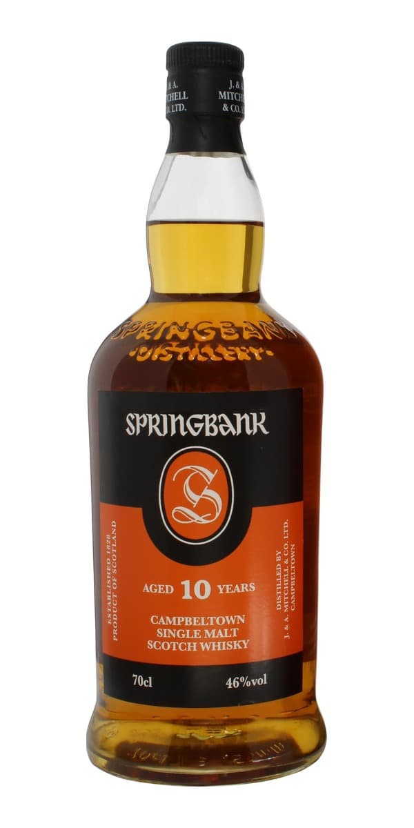 Garrafa de Springbank 10 anos